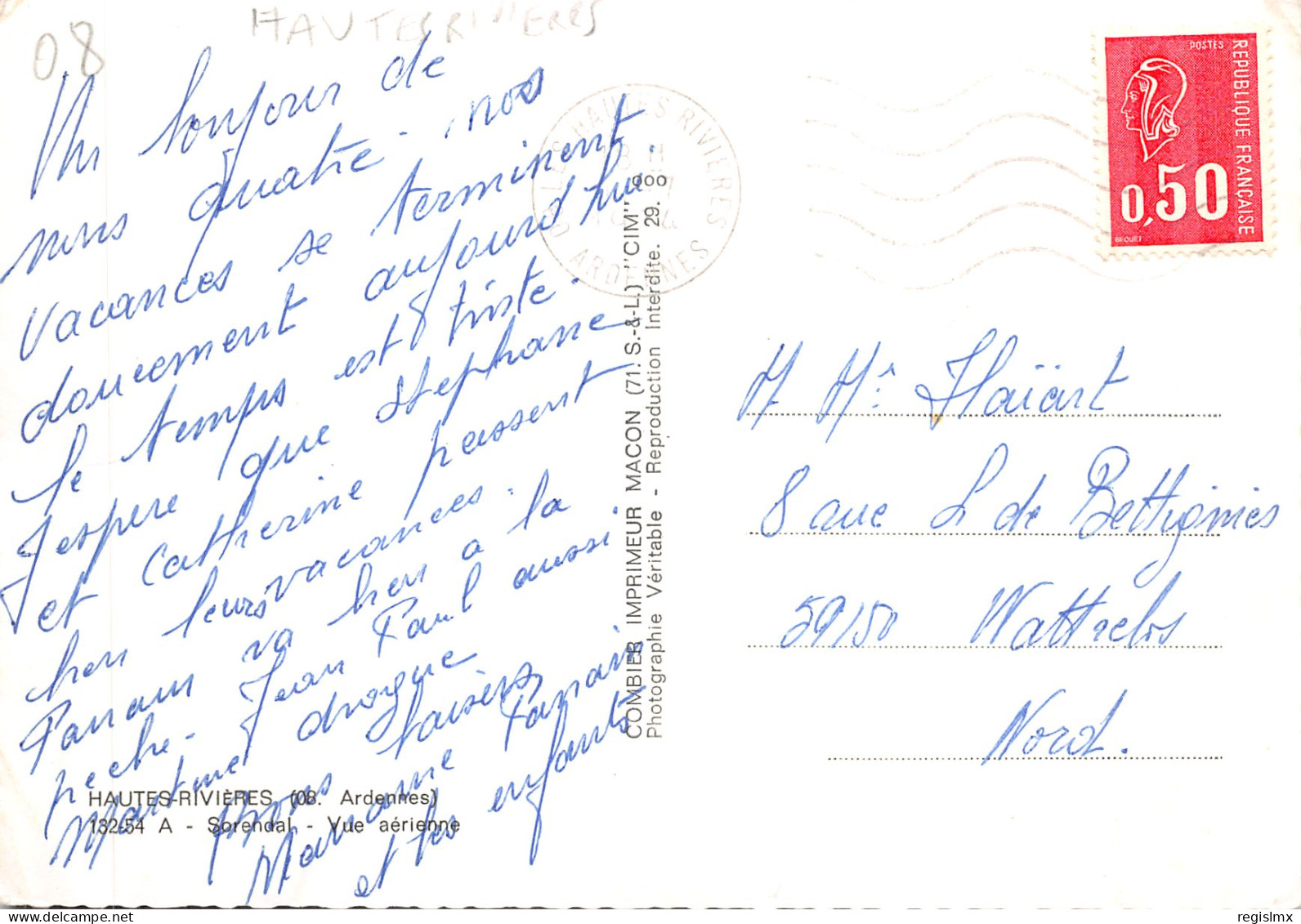 08-HAUTES RIVIERES-N°T565-D/0331 - Andere & Zonder Classificatie