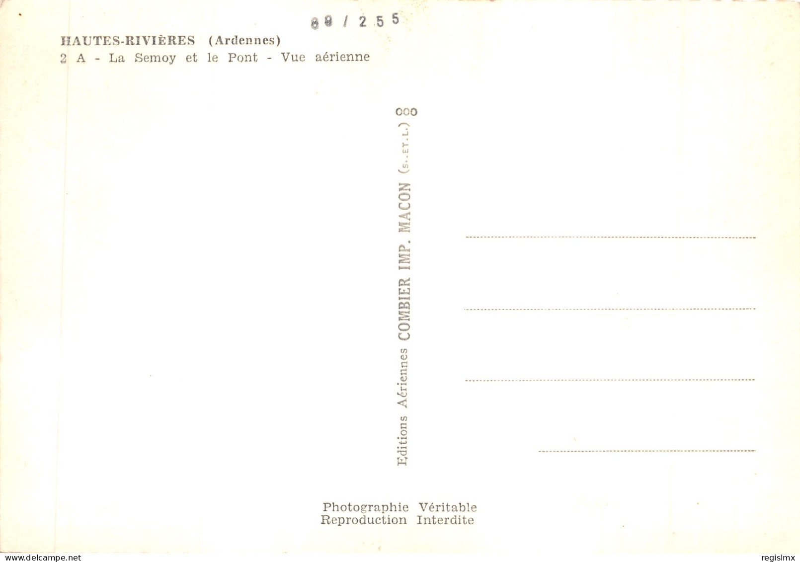 08-HAUTES RIVIERES-N°T565-D/0323 - Other & Unclassified