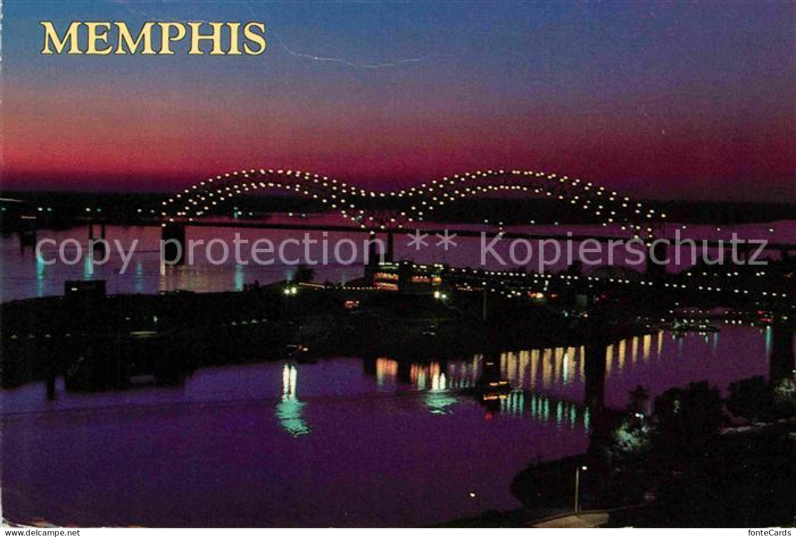 72706891 Memphis_Tennessee Skyline  - Sonstige & Ohne Zuordnung