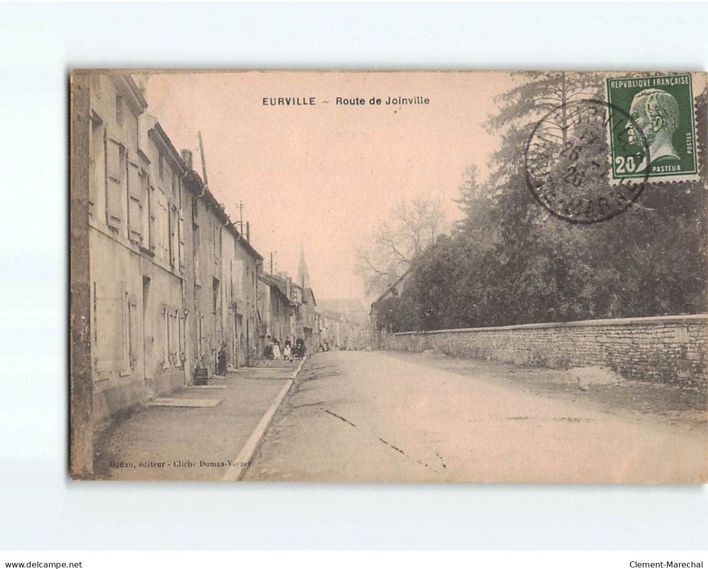 EURVILLE : Route De Joinville - état - Autres & Non Classés