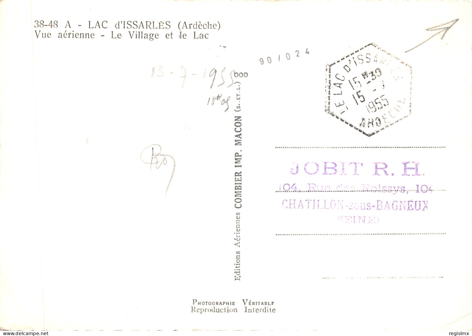 07-ISSARLES-LE LAC-N°T565-D/0099 - Other & Unclassified
