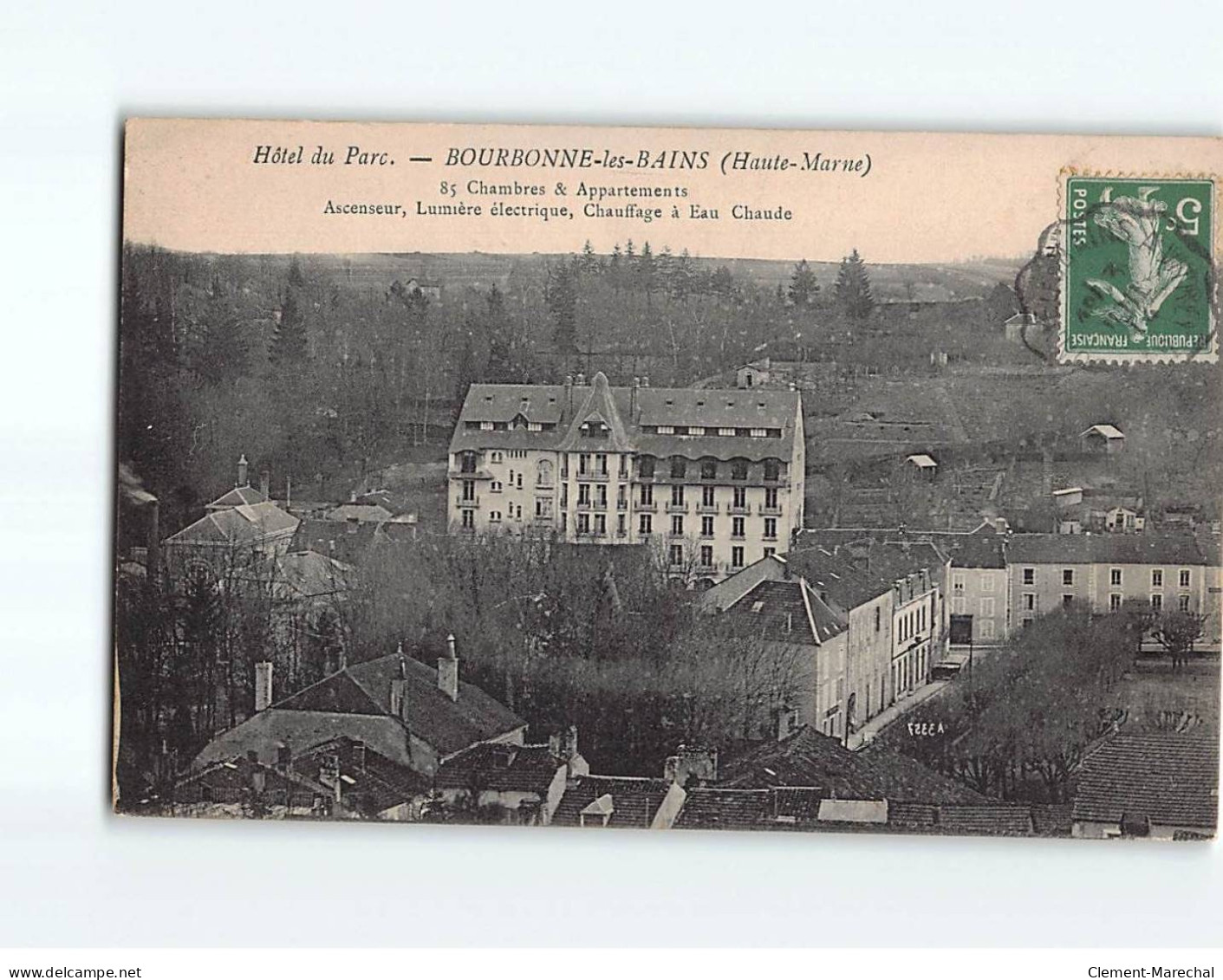 BOURBONNE LES BAINS : Hôtel Du Parc - état - Bourbonne Les Bains