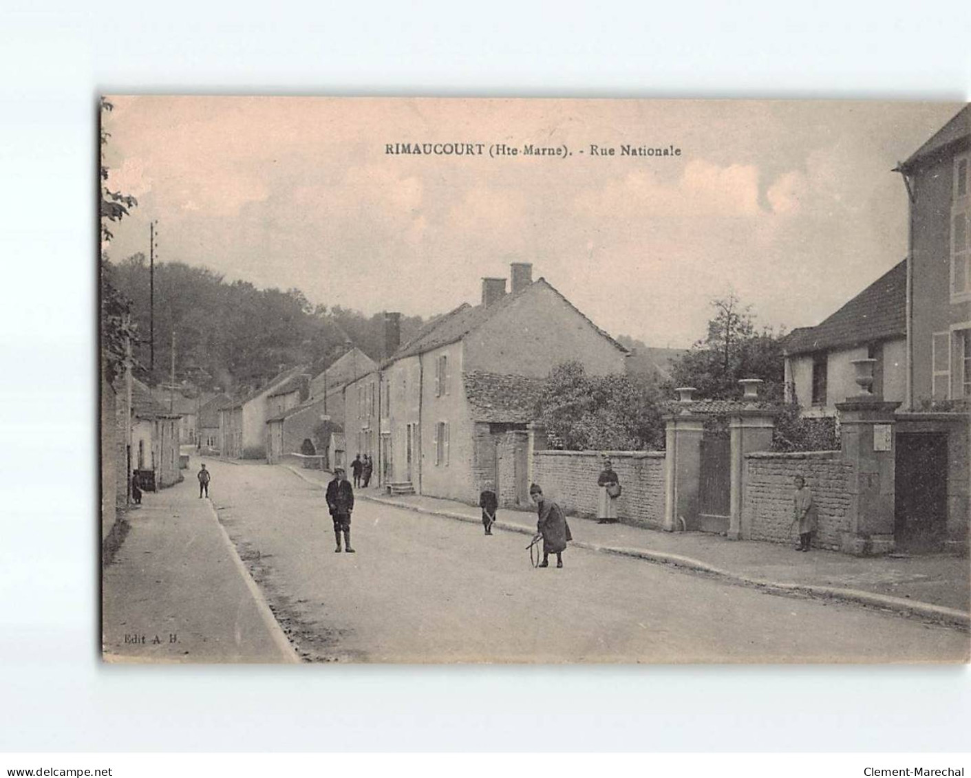 RIMAUCOURT : Rue Nationale - Très Bon état - Andere & Zonder Classificatie