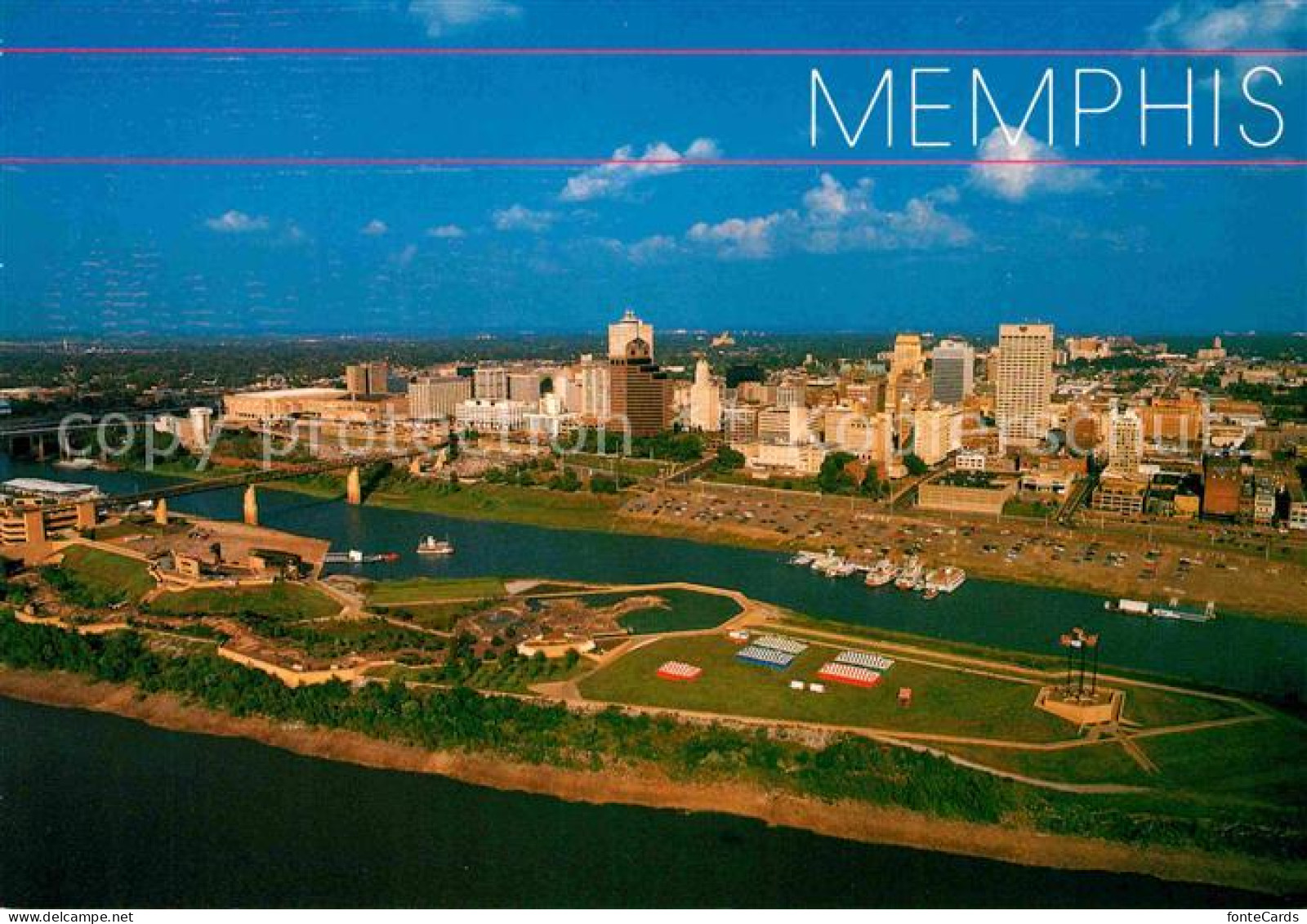 72706883 Memphis_Tennessee Fliegeraufnahme - Andere & Zonder Classificatie