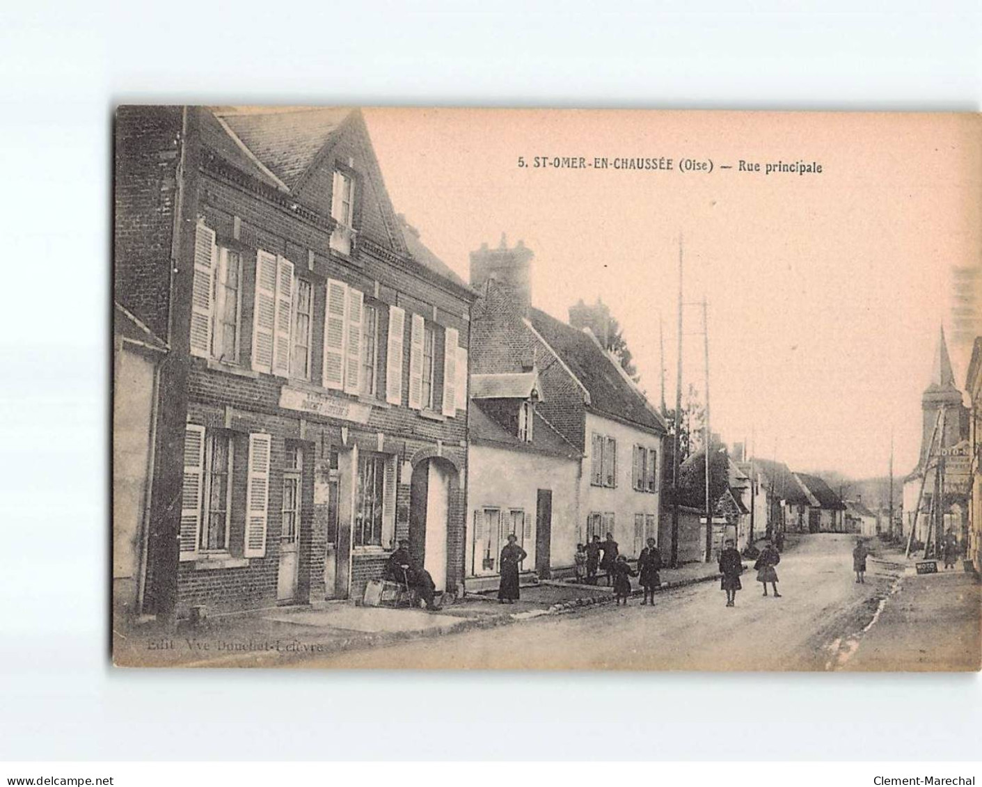 SAINT OMER EN CHAUSSEE : Rue Principale - Très Bon état - Andere & Zonder Classificatie