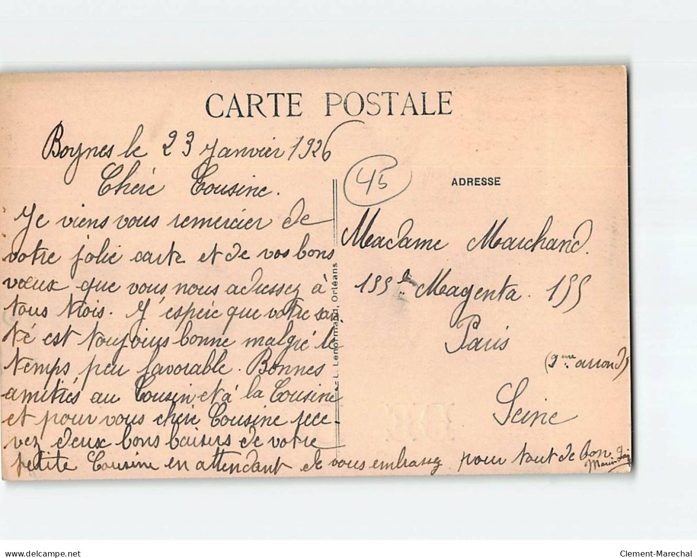 BOYNES : Carte Souvenir - Très Bon état - Andere & Zonder Classificatie