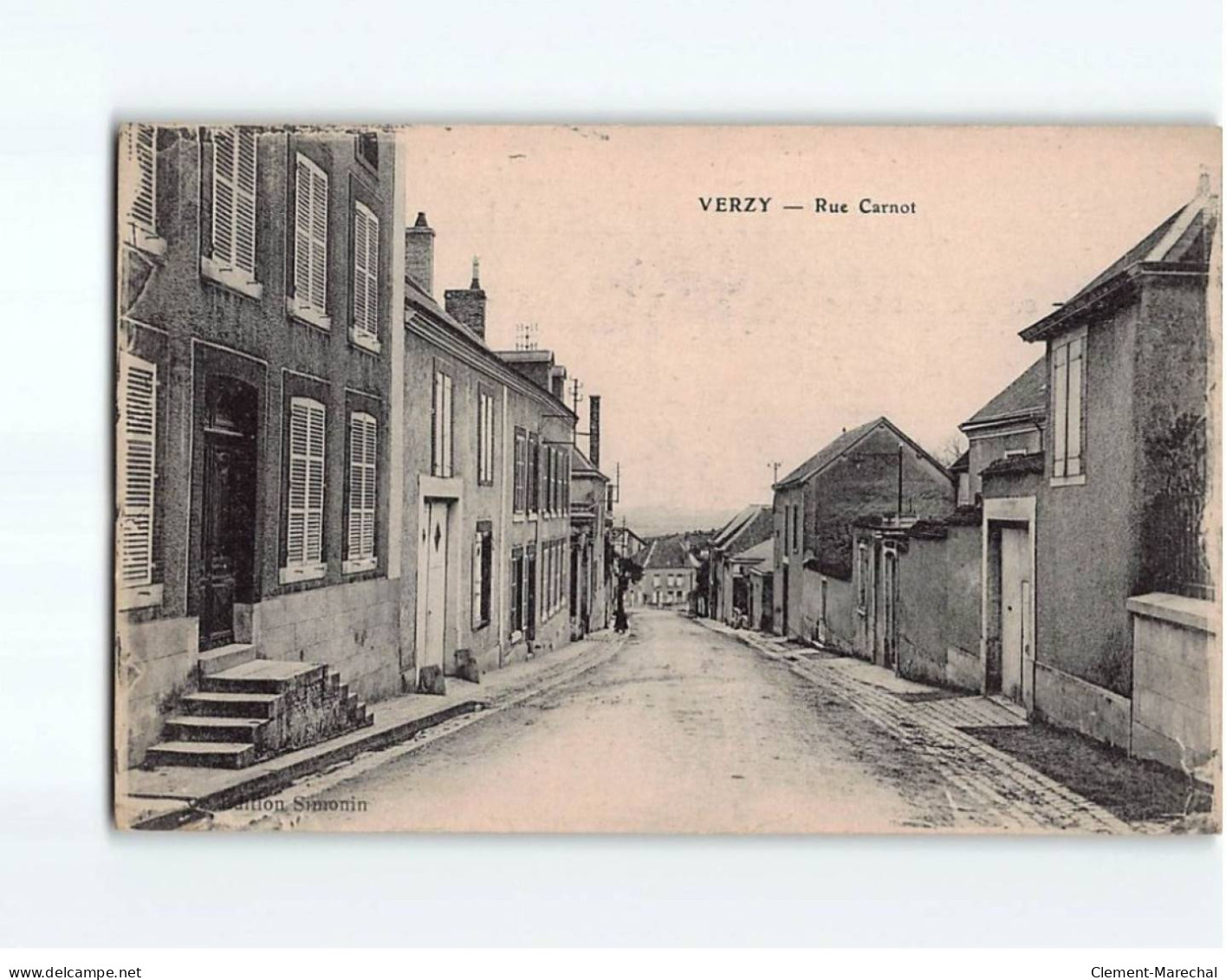 VERZY : Rue Carnot - état - Verzy