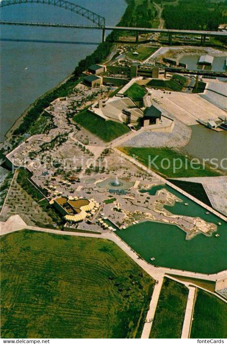 72706881 Memphis_Tennessee Fliegeraufnahme Mud Island - Sonstige & Ohne Zuordnung