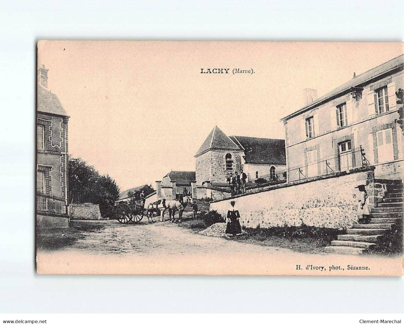 LACHY : Vue Du Village - Très Bon état - Other & Unclassified