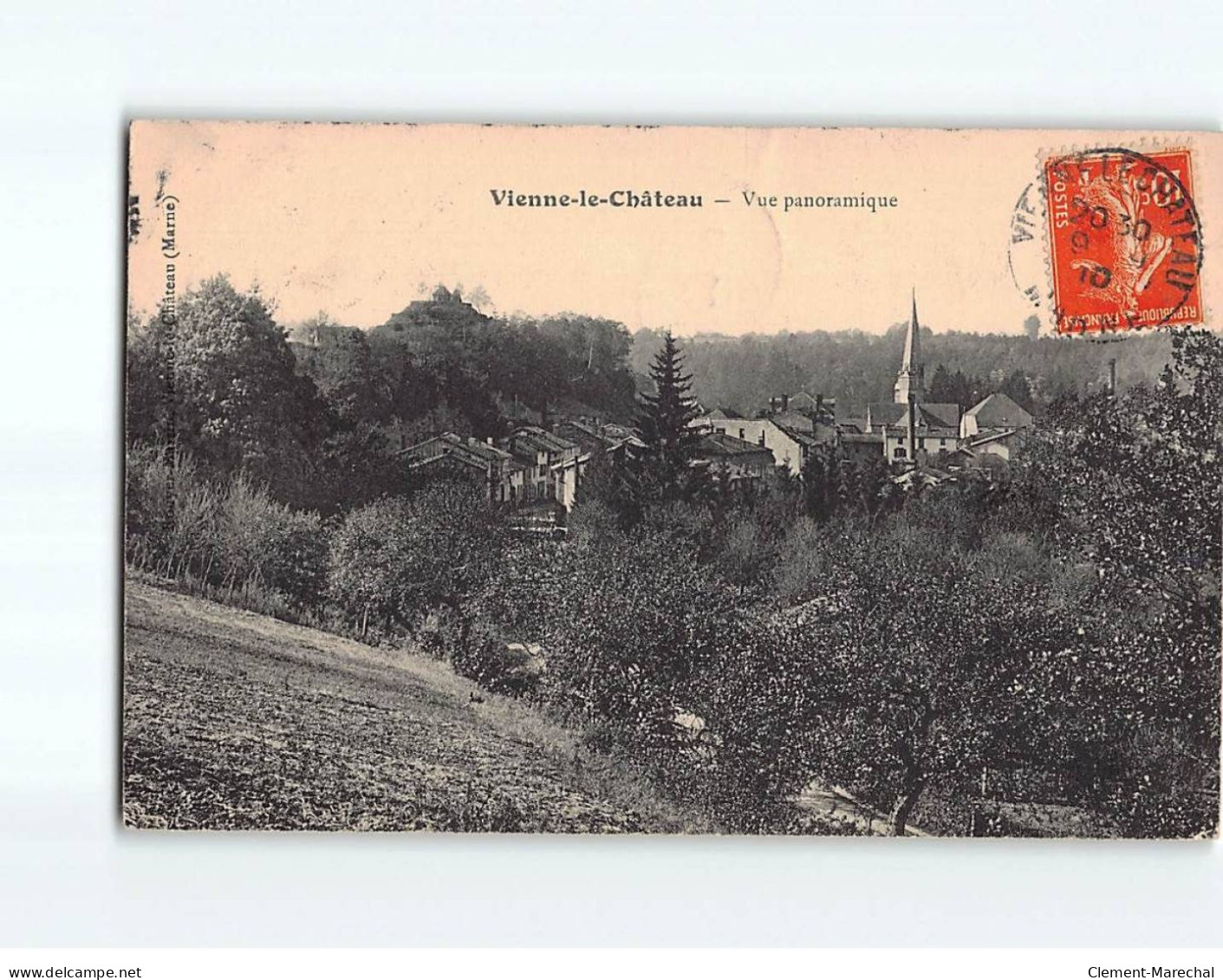 VIENNE LE CHATEAU : Vue Panoramique - état - Other & Unclassified