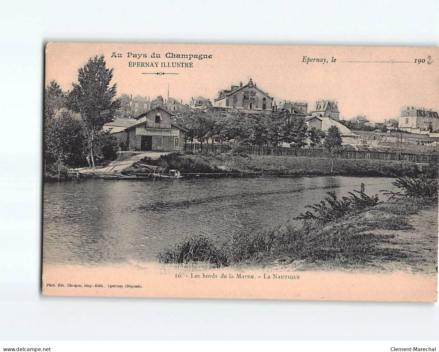 EPERNAY : Les Bords De La Marne, La Nautique - Très Bon état - Epernay