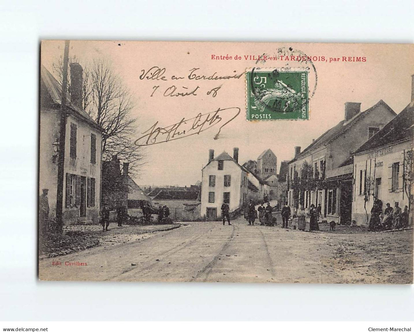 VILLERS EN TARDENOIS : Entrée Du Village - Très Bon état - Sonstige & Ohne Zuordnung