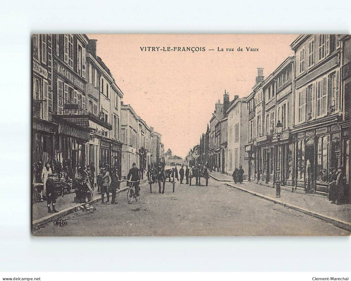 VITRY LE FRANCOIS : La Rue De Vaux - Très Bon état - Vitry-le-François