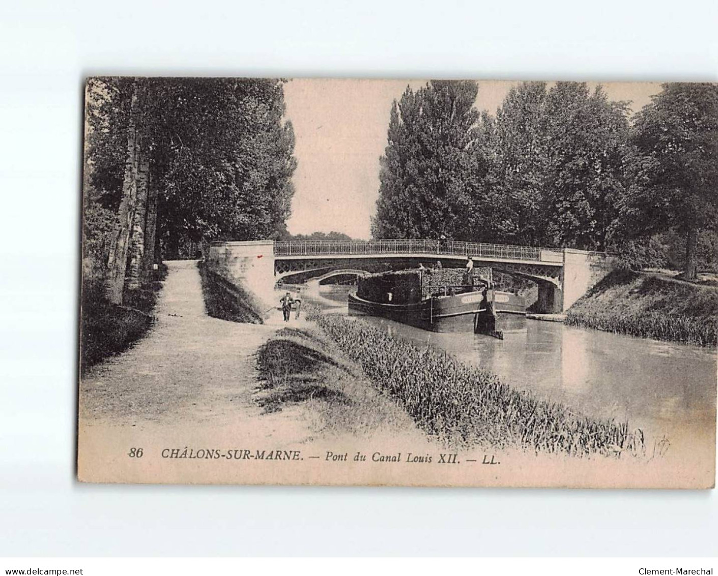 CHALONS SUR MARNE : Pont Du Canal Louis XII - état - Châlons-sur-Marne