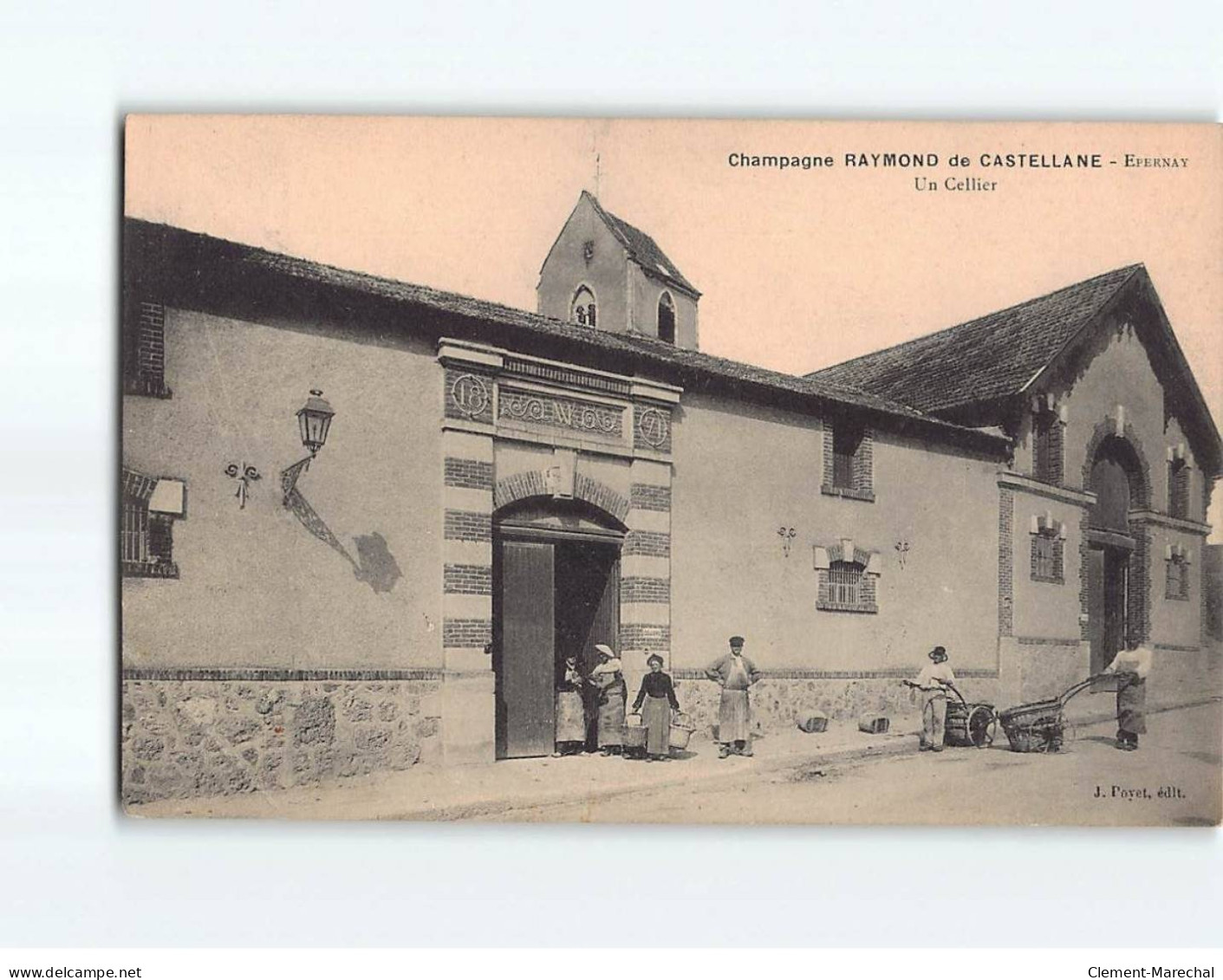 EPERNAY : Champagne Raymond De Castellane, Un Cellier - état - Epernay