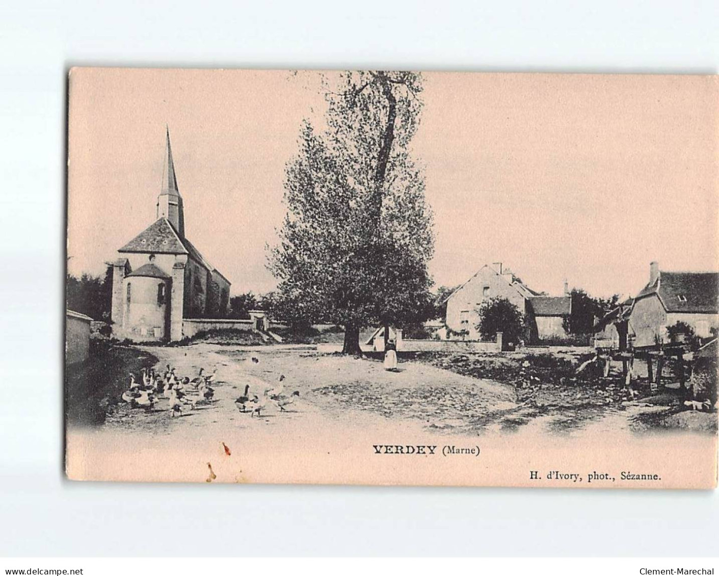 VERDEY : Vue Du Village - état - Sonstige & Ohne Zuordnung