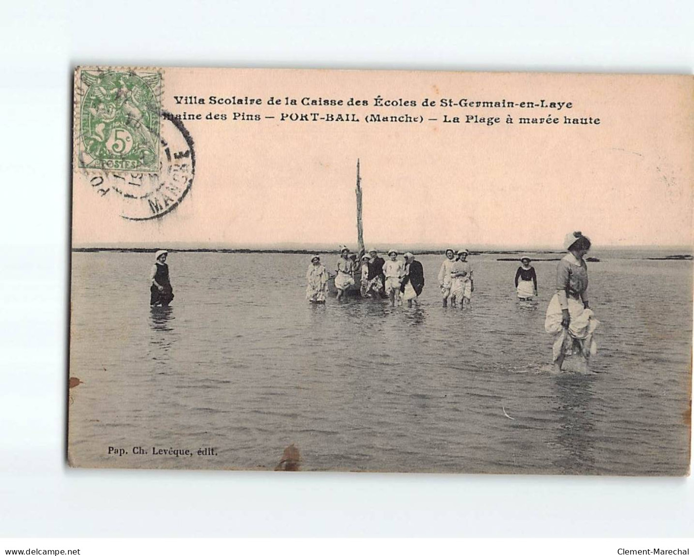 PORT BAIL : La Plage à Marée Haute - Très Bon état - Sonstige & Ohne Zuordnung