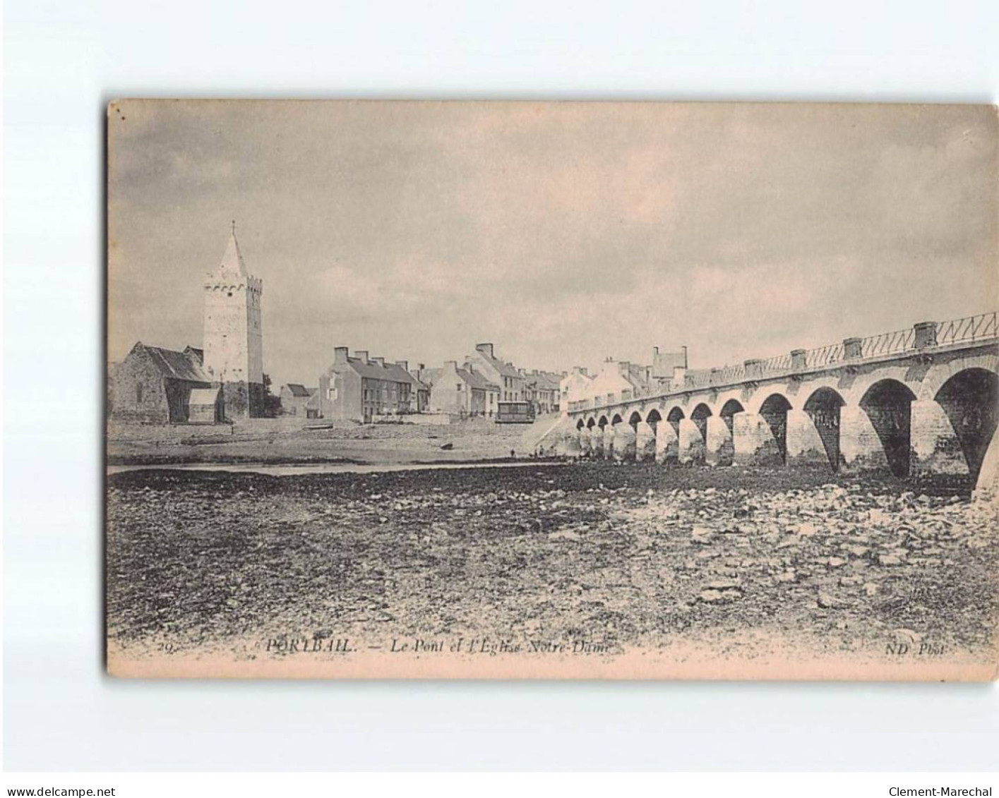 PORTBAIL : Le Pont Et L'Eglise Notre-Dame - Très Bon état - Other & Unclassified