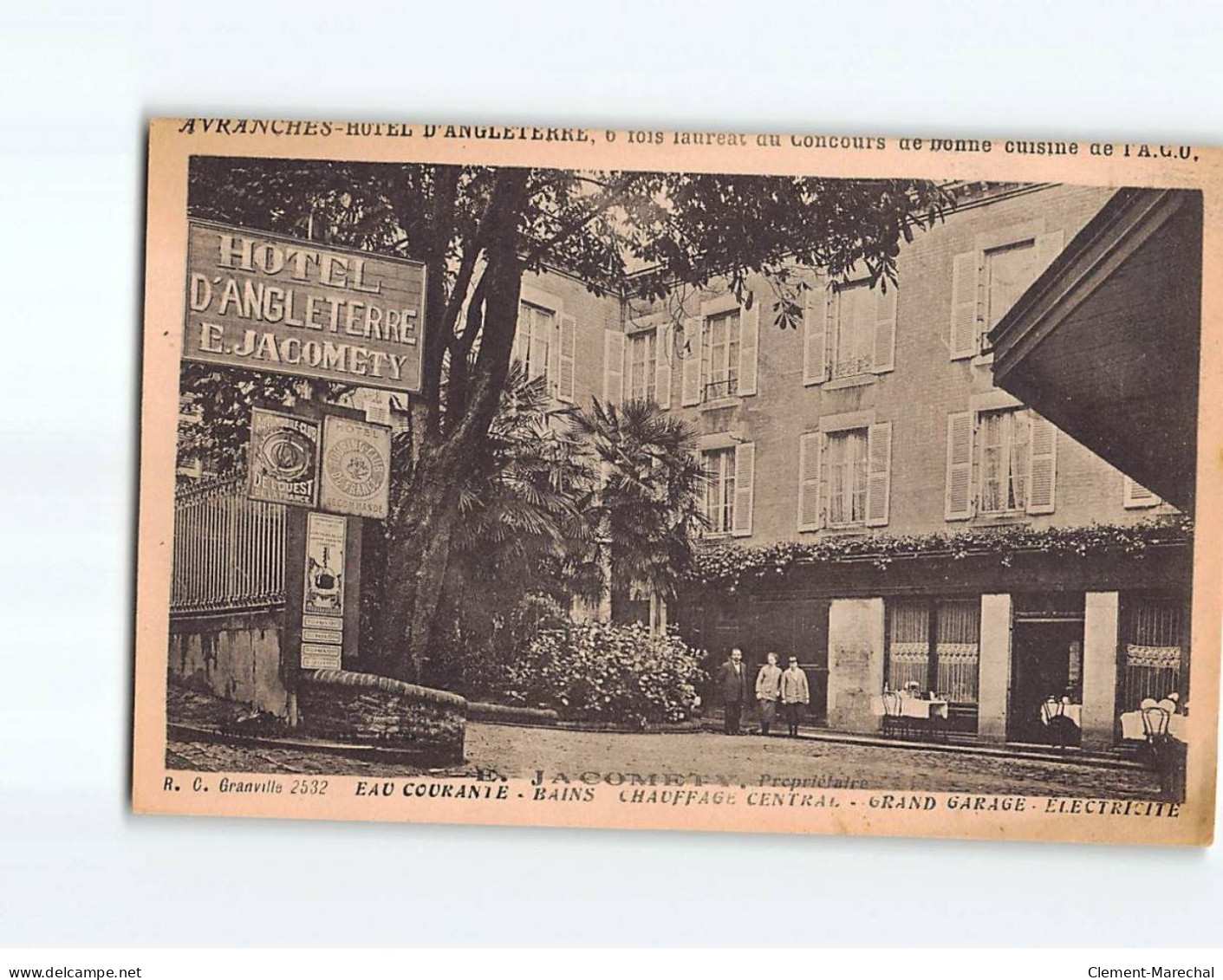 AVRANCHES : Hôtel D'Angleterre - Très Bon état - Avranches