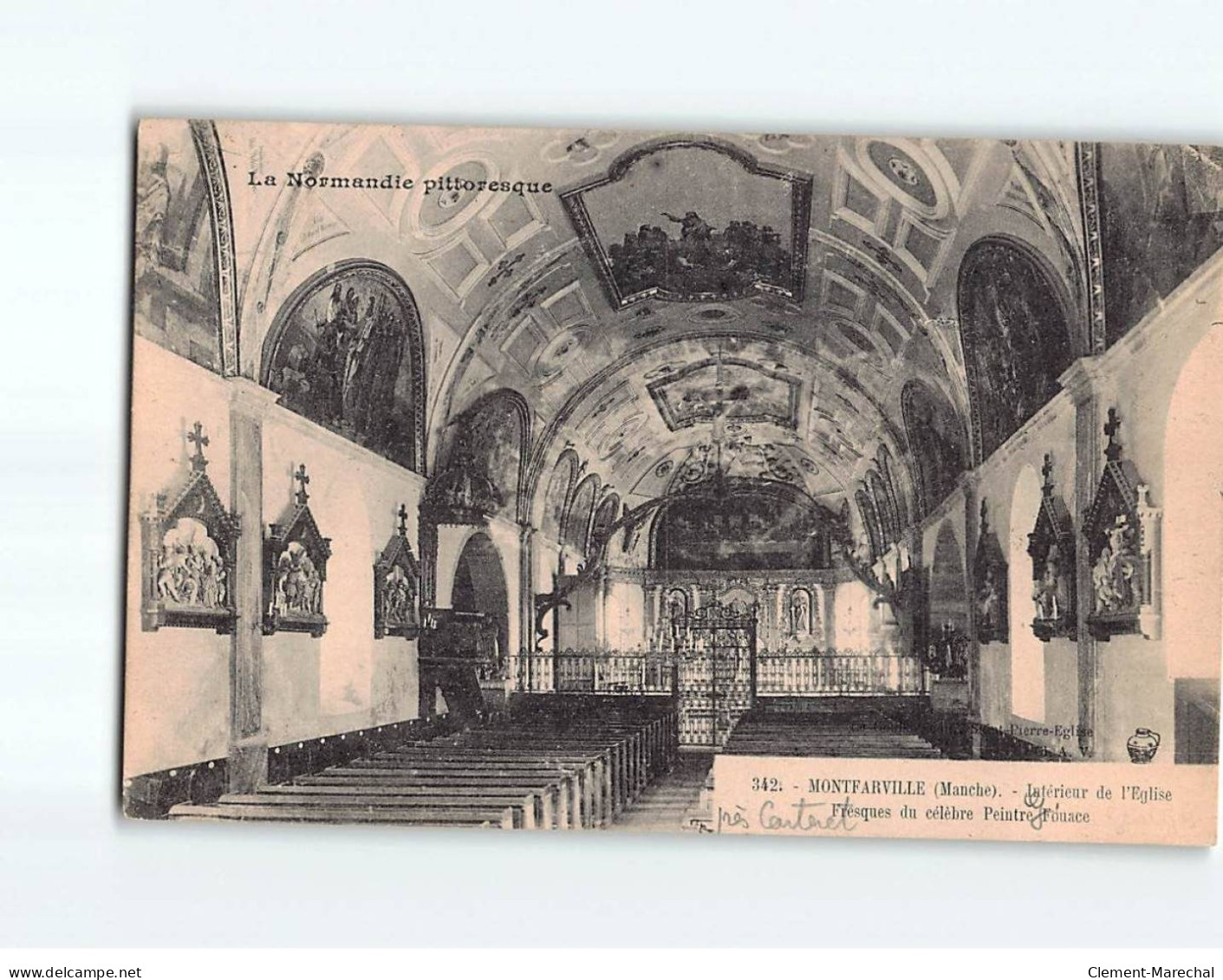 MONTFARVILLE : Intérieur De L'Eglise - état - Andere & Zonder Classificatie