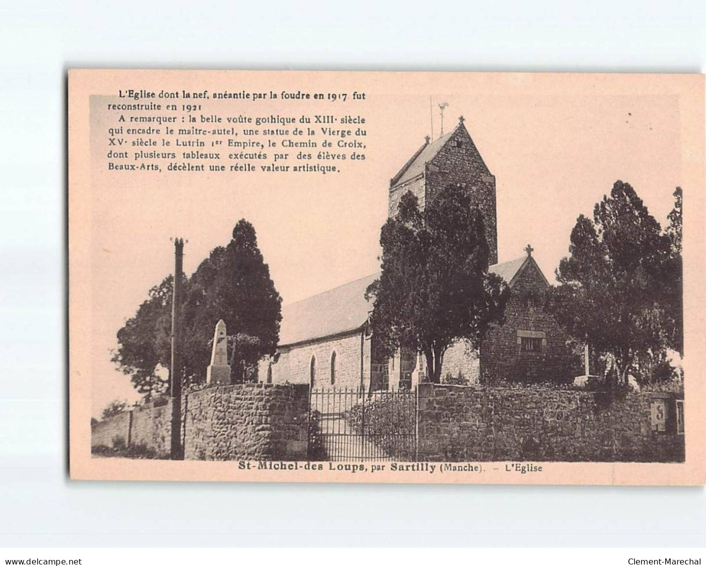 SAINT MICHEL DES LOUPS : L'Eglise - Très Bon état - Sonstige & Ohne Zuordnung