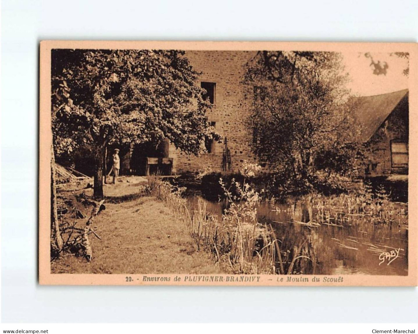 Environs De PLUVIGNER BRANDIVY : Le Moulin Du Scouët - Très Bon état - Autres & Non Classés