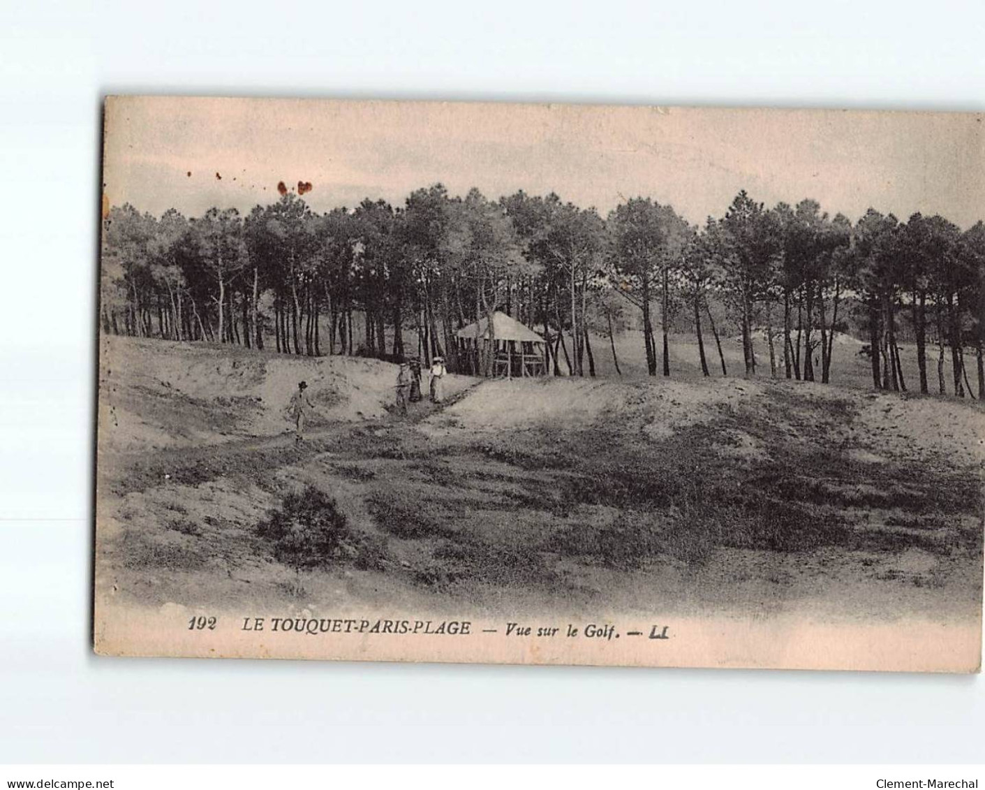 LE TOUQUET : Vue Sur Le Golf - état - Le Touquet