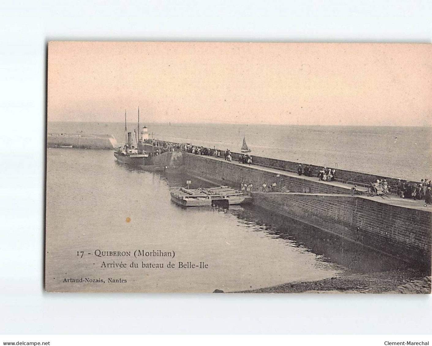 QUIBERON : Arrivée Du Bateau De Belle-Ile - Très Bon état - Quiberon