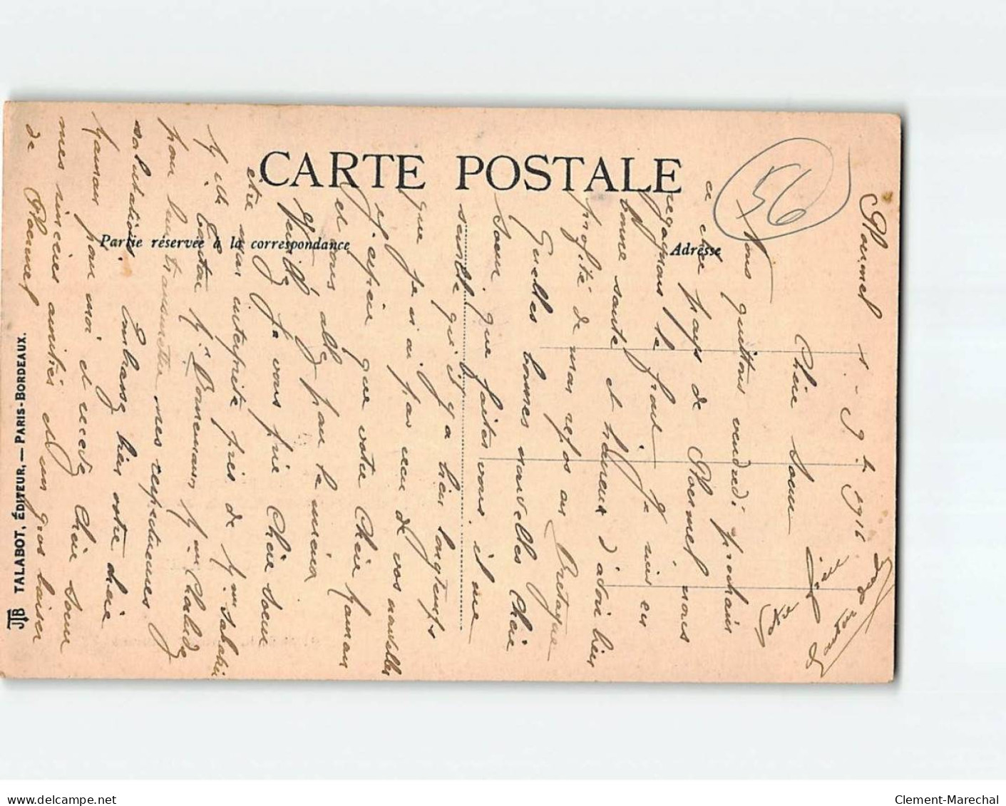 PLOERMEL : Carte Souvenir - état - Ploërmel