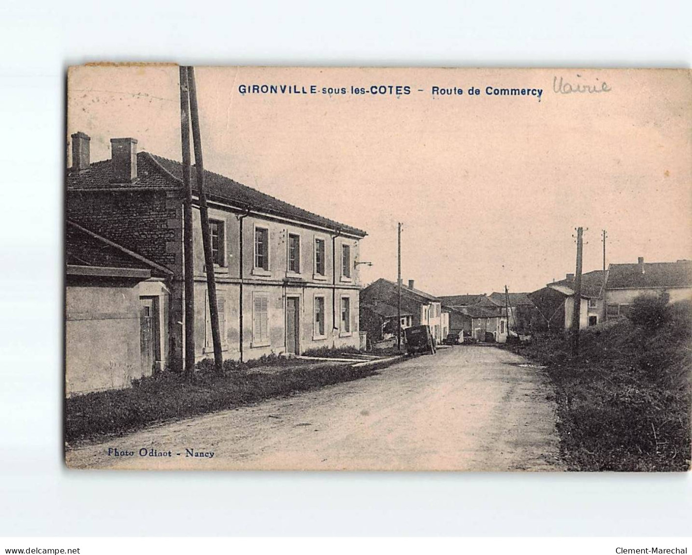 GIRONVILLE SOUS LES COTES : Route De Commercy - état - Otros & Sin Clasificación