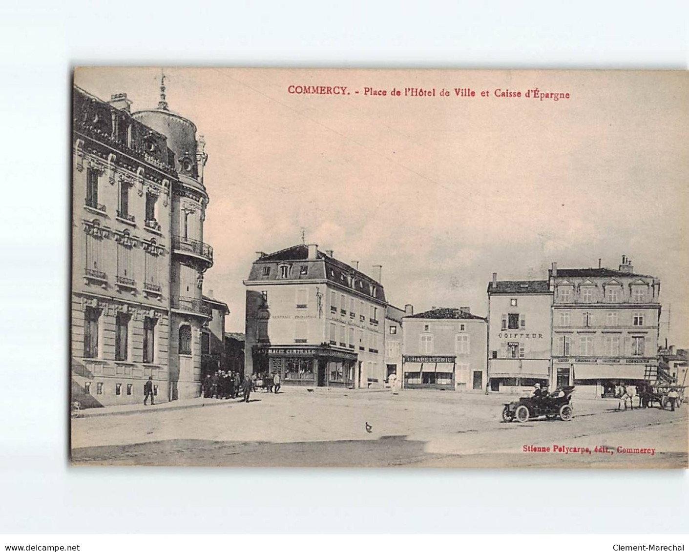 COMMERCY : Place De L'hôtel De Ville Et Caisse D'Epargne - Très Bon état - Commercy