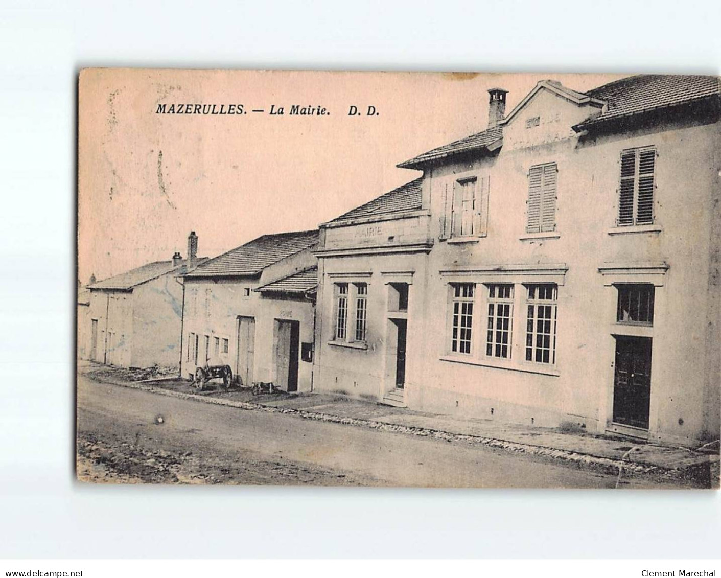 MAZERULLES : La Mairie - état - Andere & Zonder Classificatie