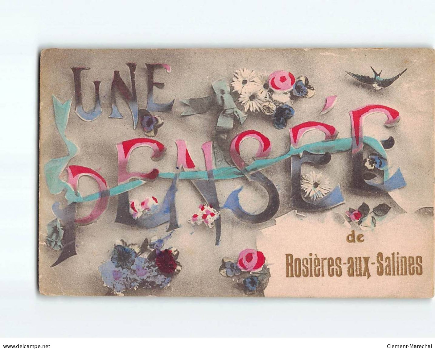 ROSIERES AUX SALINES : Carte Souvenir - état - Other & Unclassified