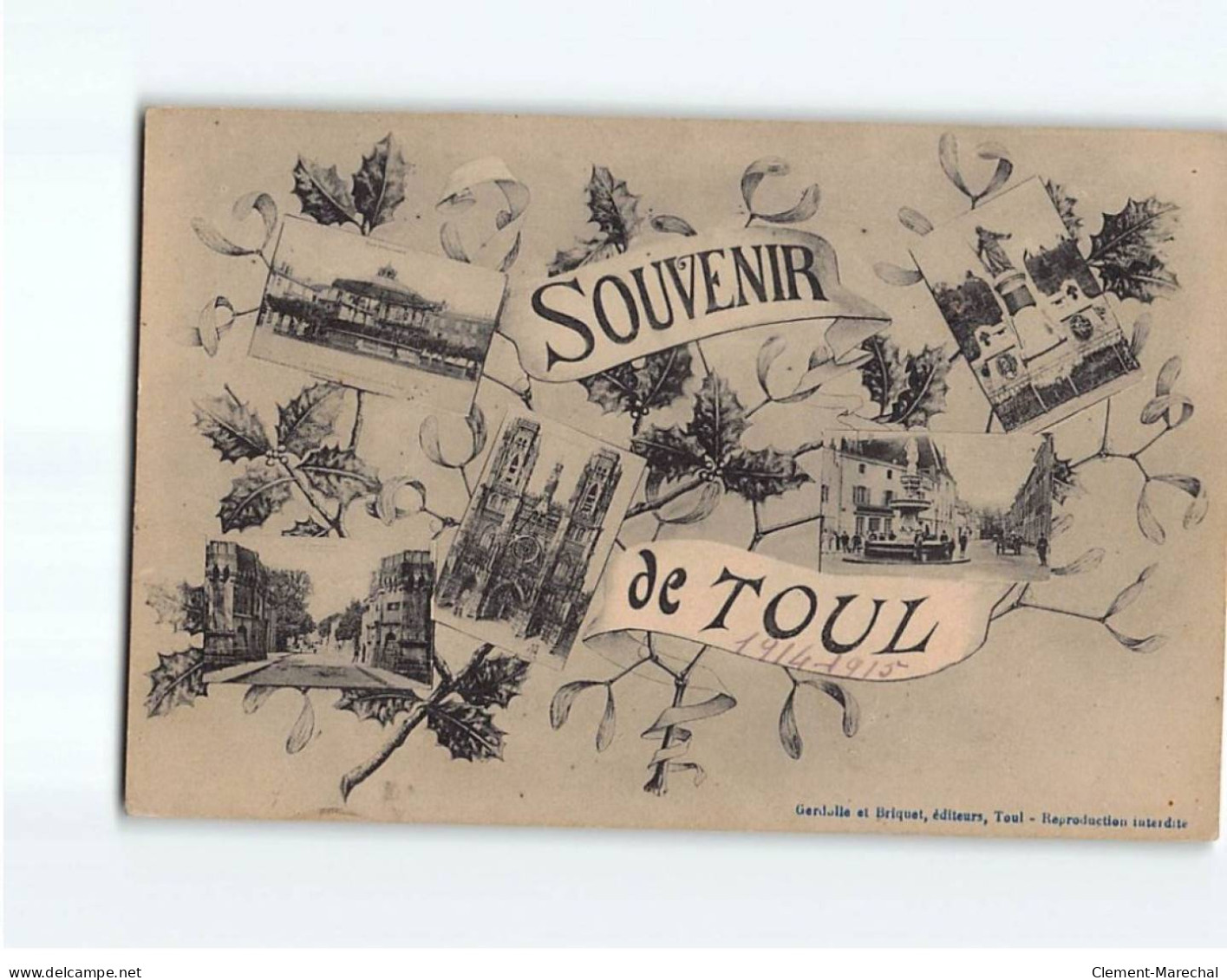 TOUL : Carte Souvenir - Très Bon état - Toul