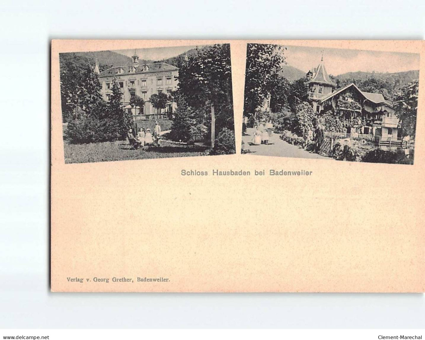 Schioss Hausbaden Bei Badenweiler - Très Bon état - Other & Unclassified
