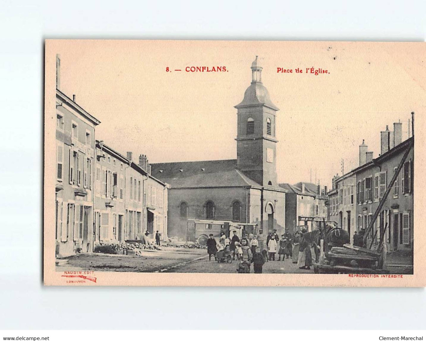 CONFLANS : Place De L'Eglise - Très Bon état - Autres & Non Classés