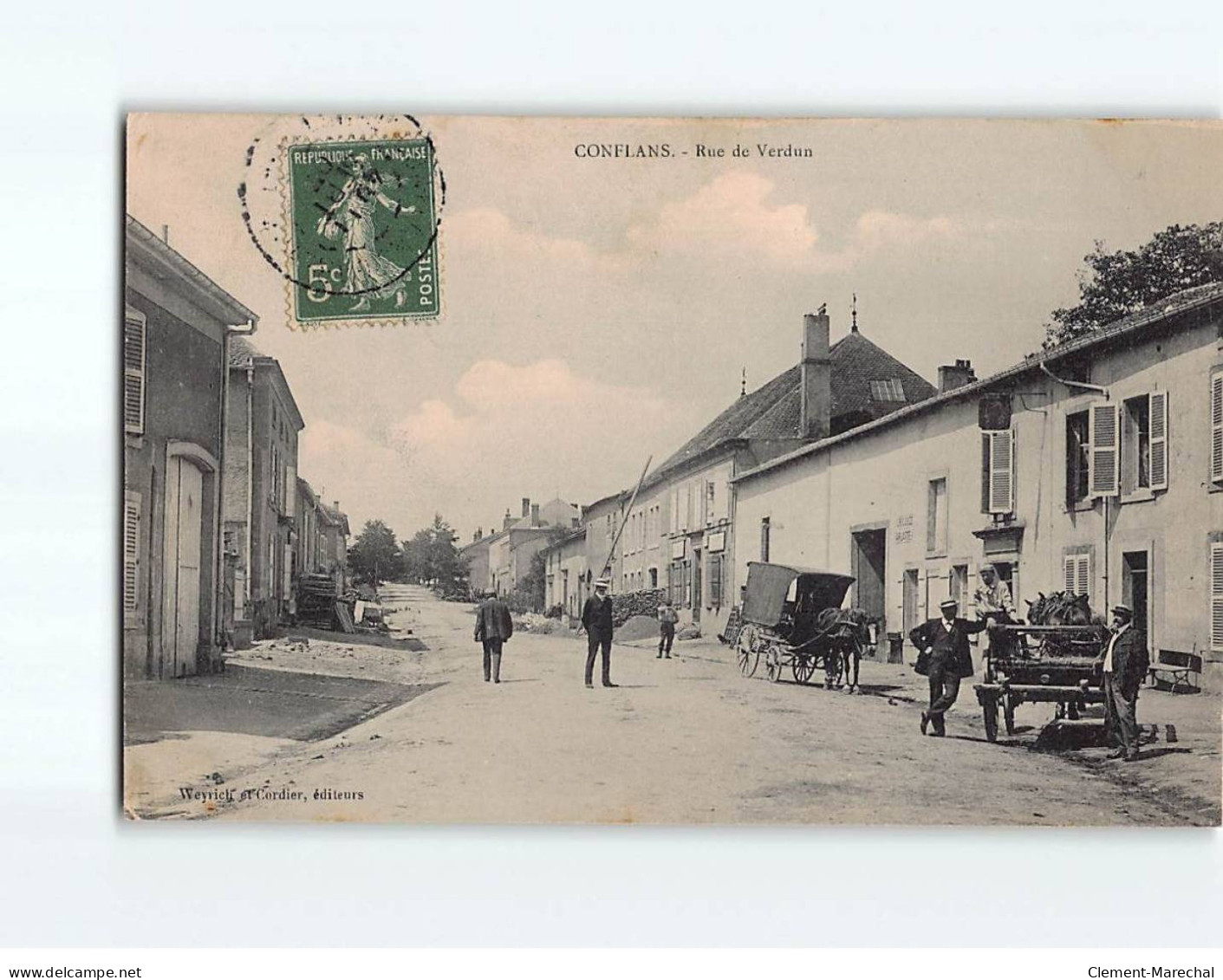 CONFLANS : Rue De Verdun - état - Andere & Zonder Classificatie