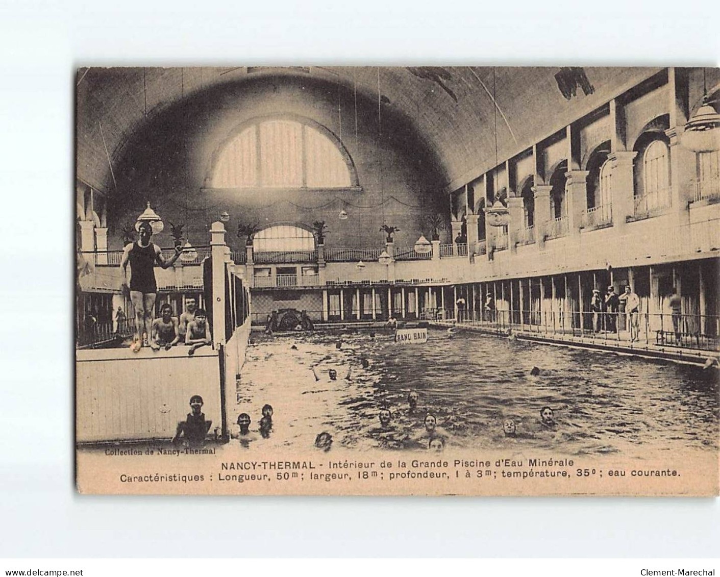 NANCY THERMAL : Intérieur De La Grande Piscine D'Eau Minérale - Très Bon état - Nancy