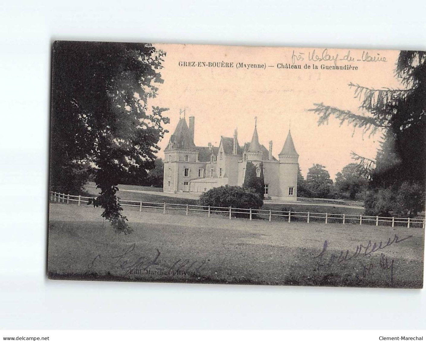 CREZ EN BOUERE: Château De La Guenaudière  - Très Bon état - Crez En Bouere