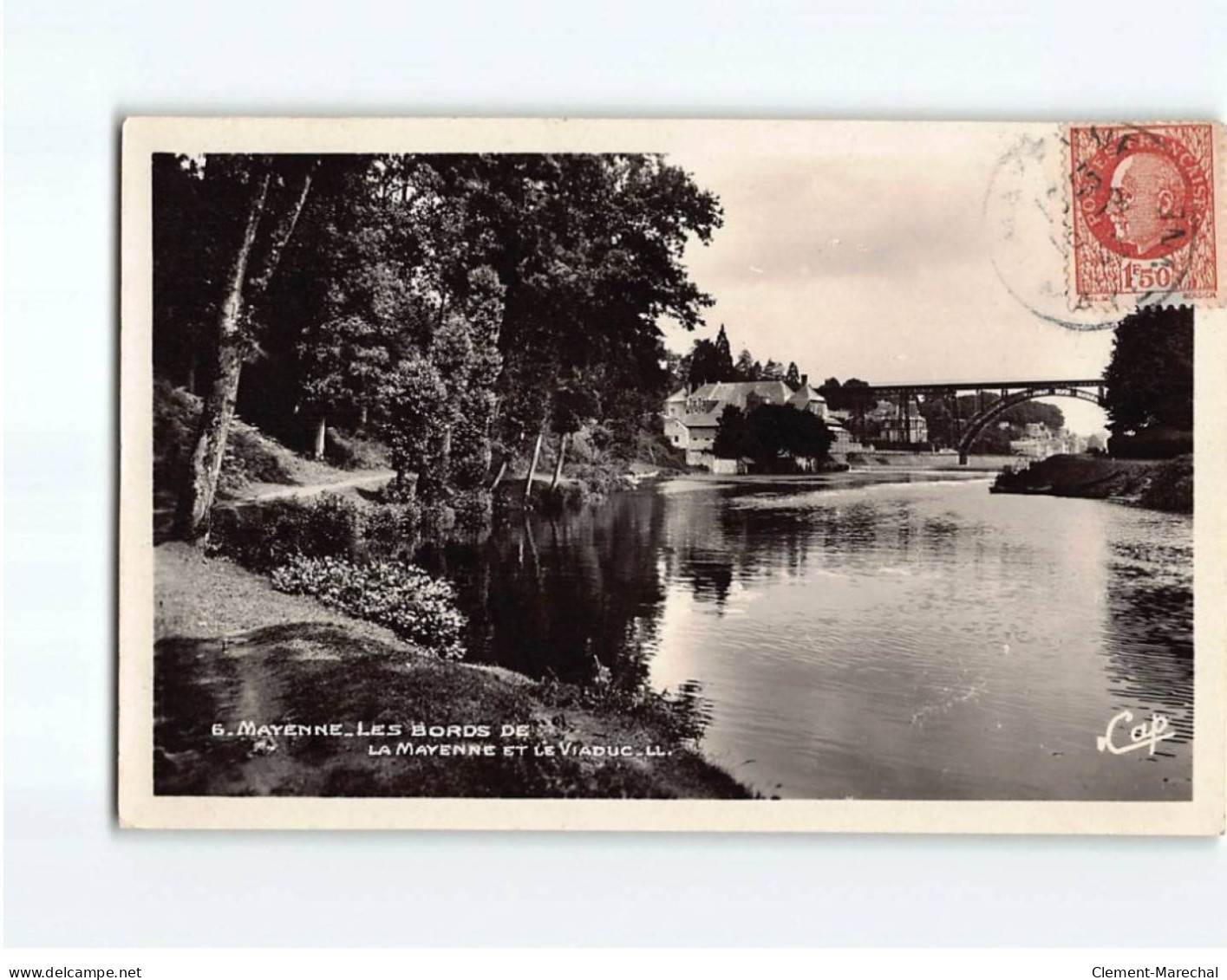 MAYENNE : Les Bords De La Mayenne Et Le Viaduc - Très Bon état - Mayenne