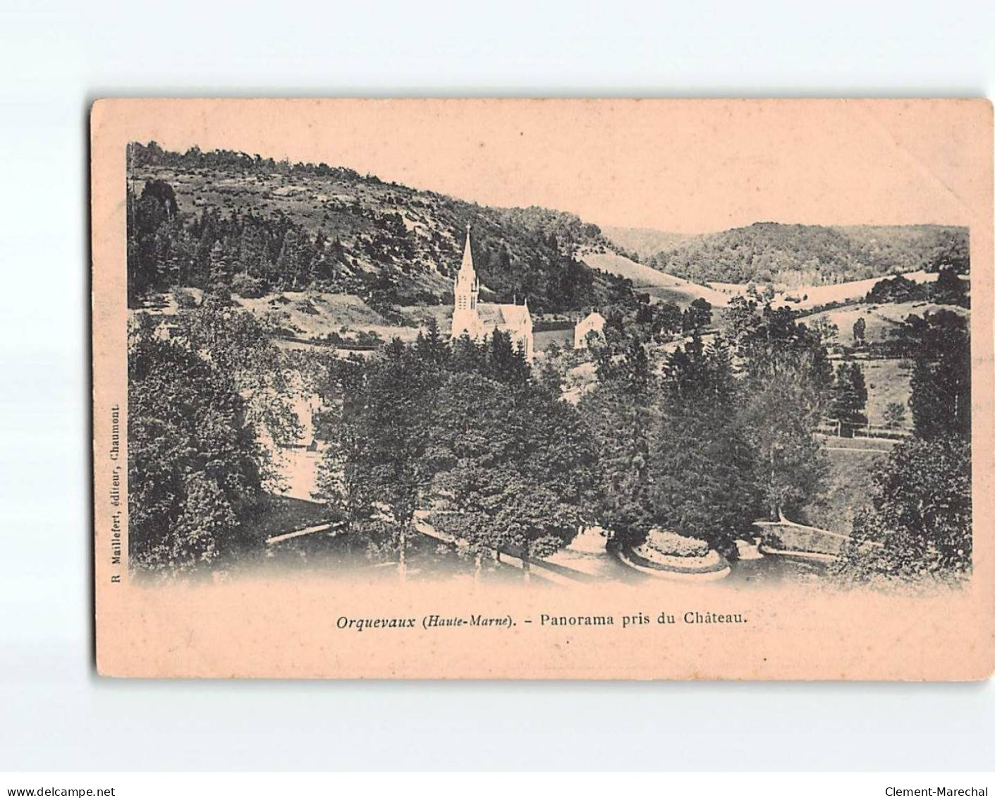 ORQUEVAUX : Panorama Pris Du Château - état - Altri & Non Classificati