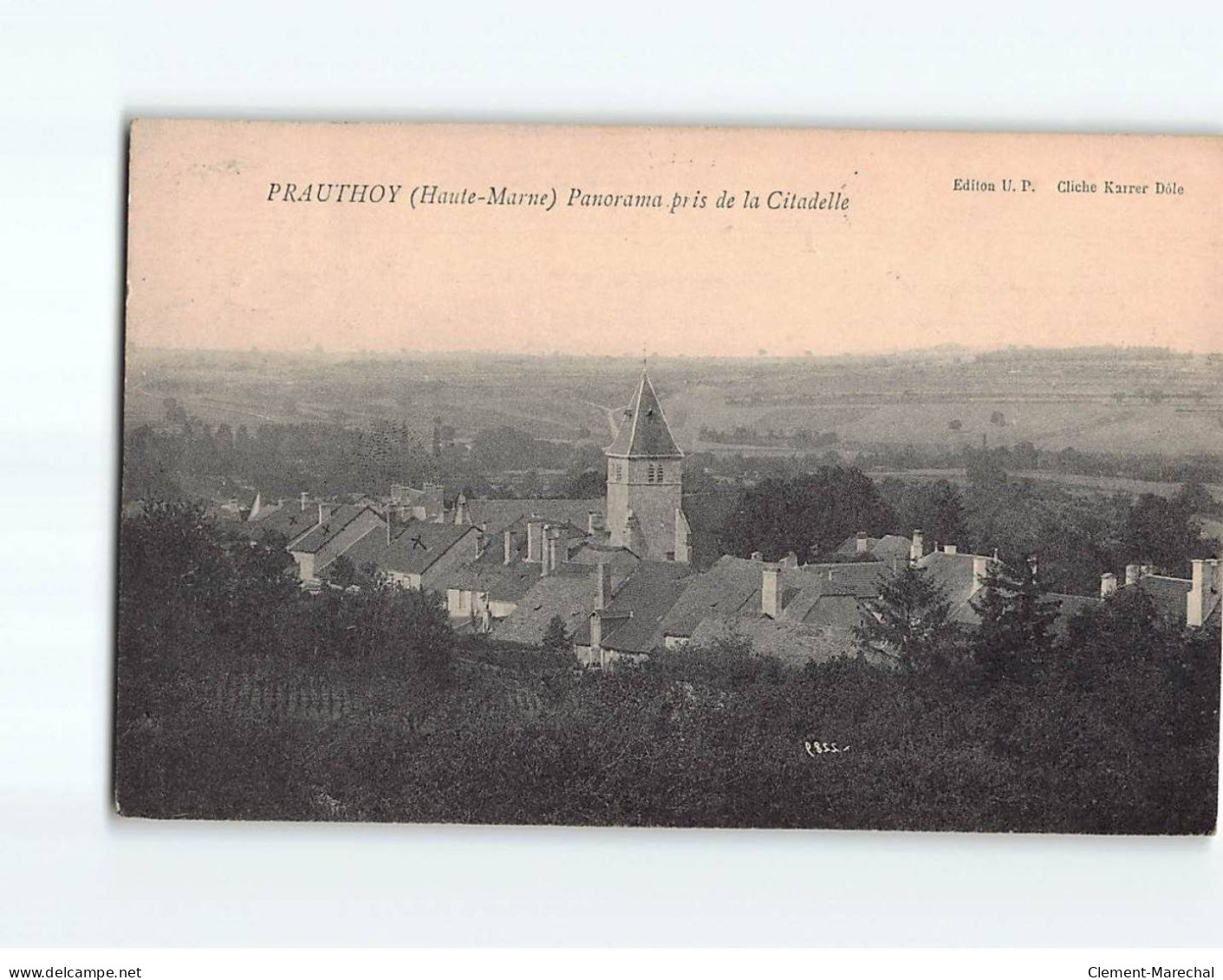 PRAUTHOY : Panorama Pris De La Citadelle - Très Bon état - Prauthoy