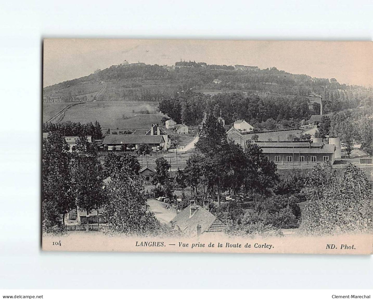 LANGRES : Vue Prise De La Route De Corley - Très Bon état - Langres