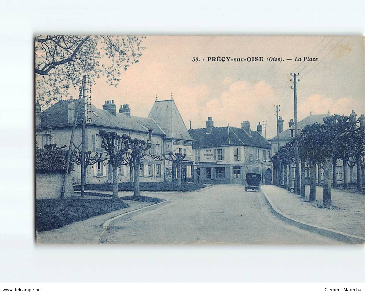 PRECY SUR OISE : La Place - état - Précy-sur-Oise