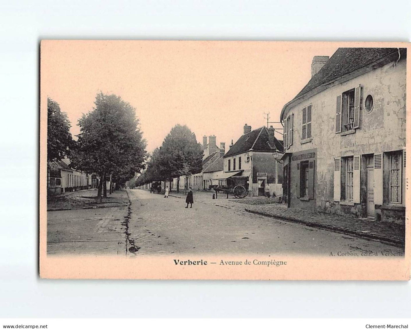 VERBERIE : Avenue De Compiègne - état - Verberie