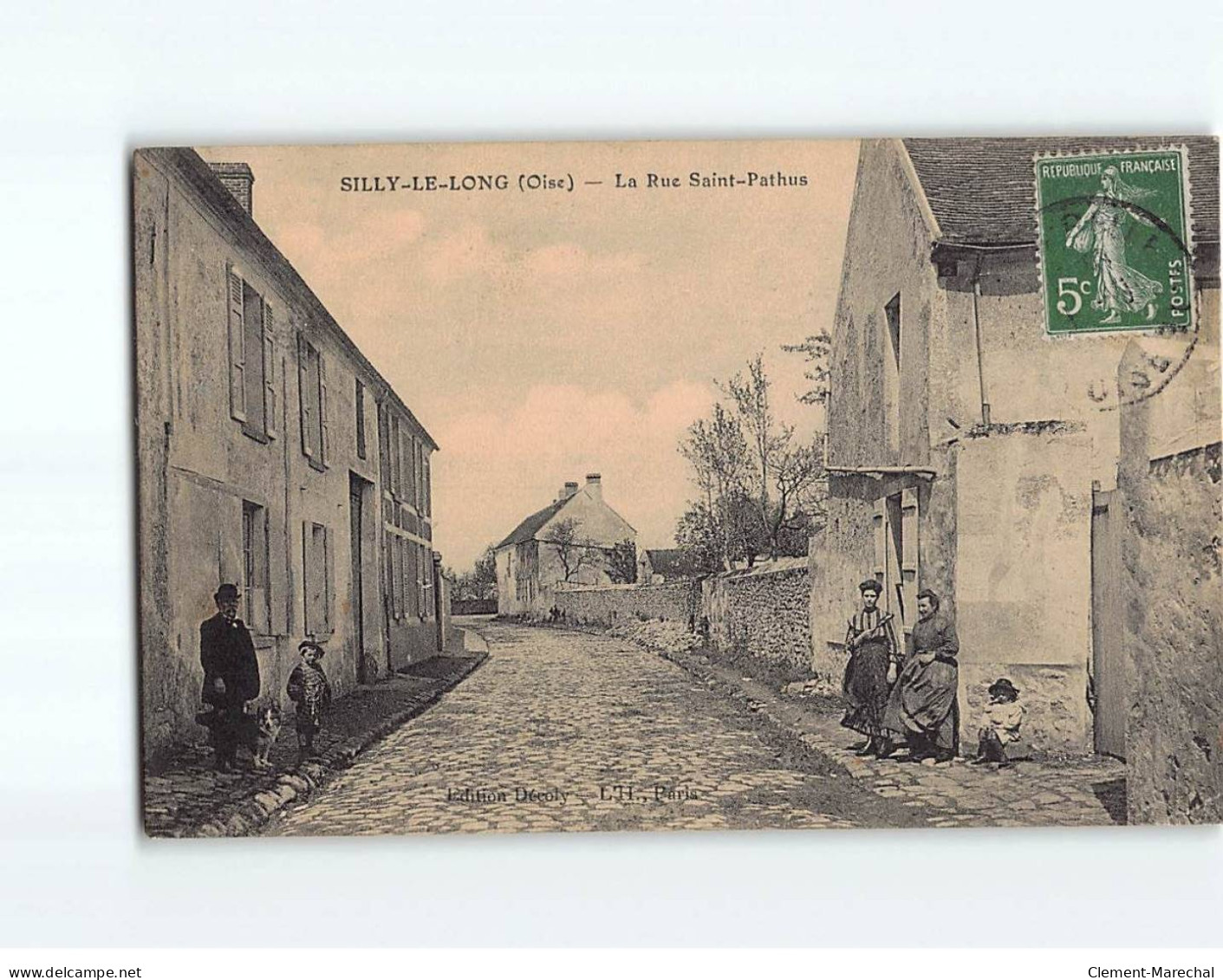 SILLY LE LONG : La Rue Saint-Pathus - état - Other & Unclassified