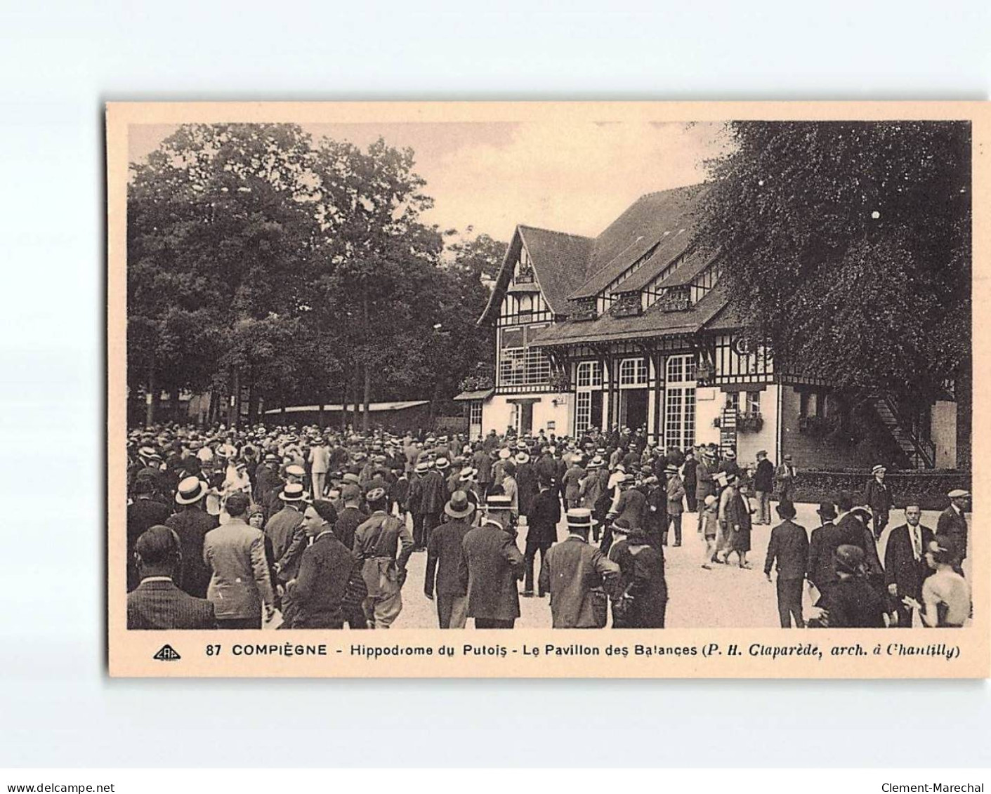 COMPIEGNE : Hippodrome Du Putois, Le Pavillon Des Balances - Très Bon état - Compiegne