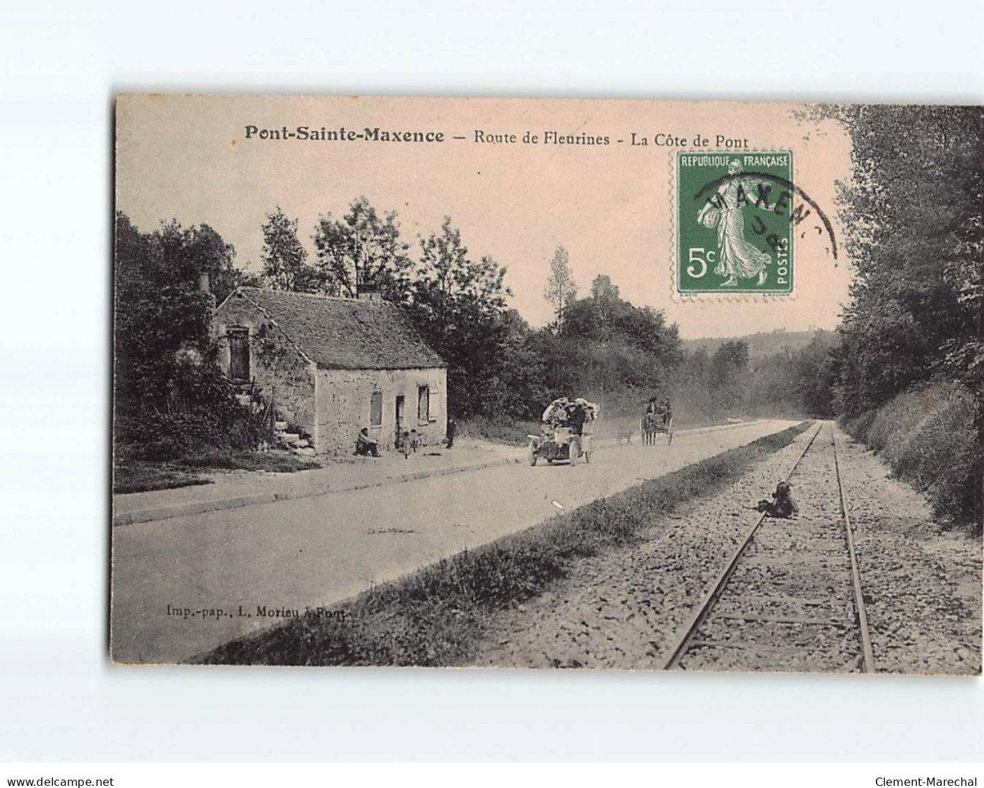 PONT SAINTE MAXENCE : Route De Fleurines, La Côte De Pont - Très Bon état - Pont Sainte Maxence