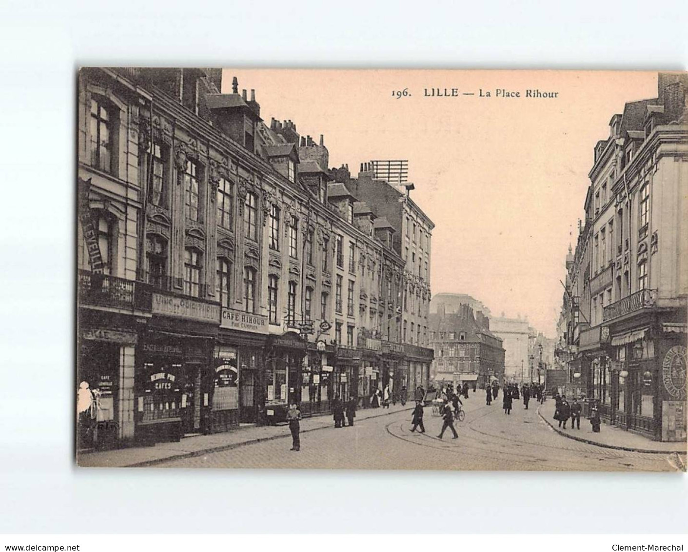 LILLE : La Place Rihour - état - Lille