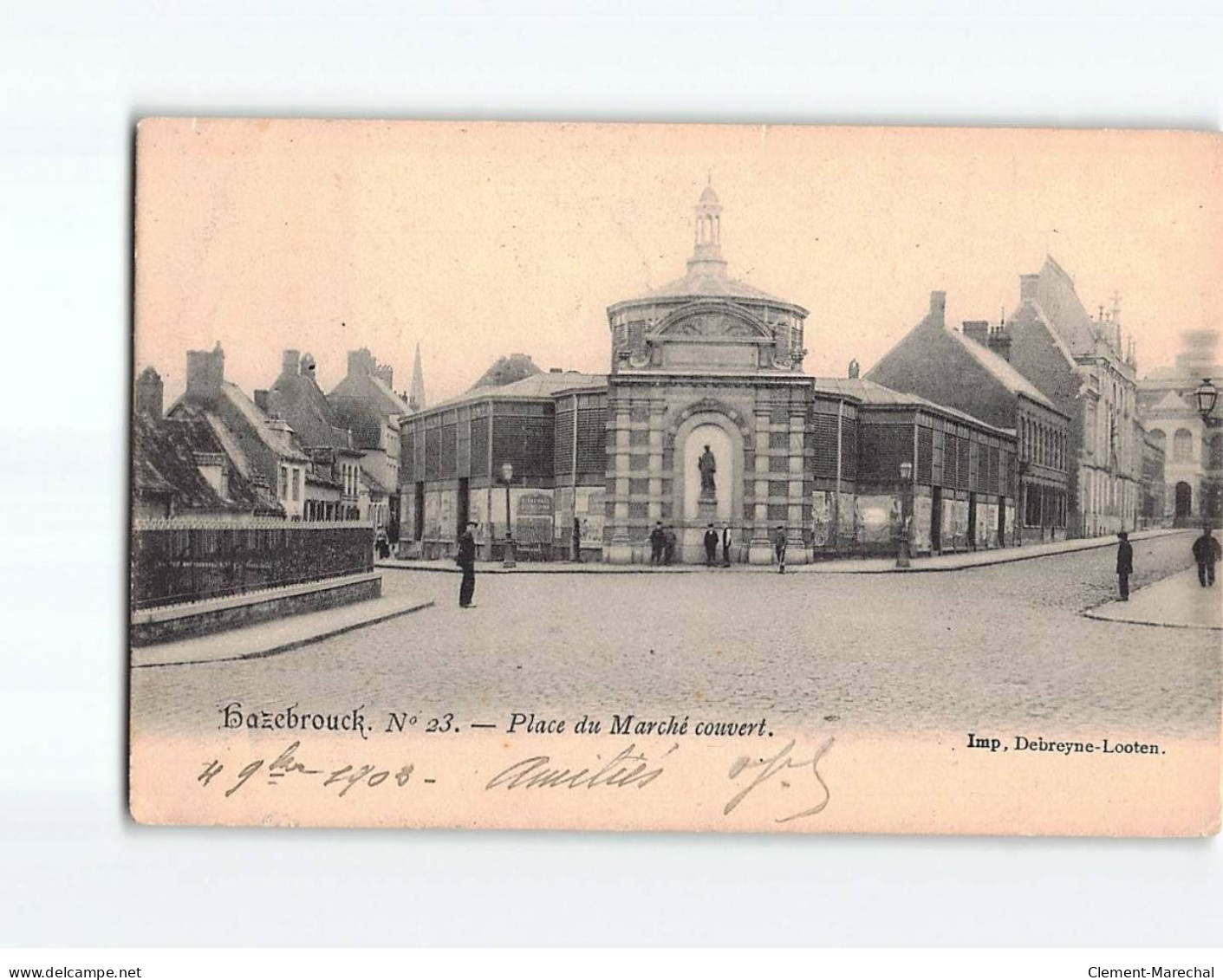 HAZEBROUCK : Place Du Marché Couvert - état - Hazebrouck